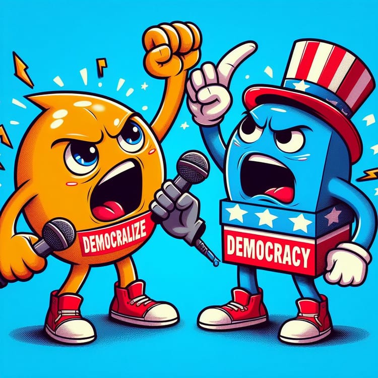 Democracy vs Democratize